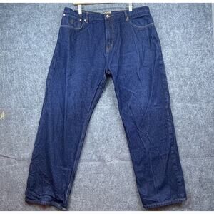 Rocawear Denim Company Jeans Mens 40 x 32 Dark Hip Hop Y2K Straight Baggy